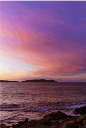 Lichtspiel in Rosa, Lila und Orange, Digitale Bilddatei als Download