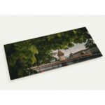 Kapellbrücke Luzern Postkarte mit Naturvordergrund – 10er-Set